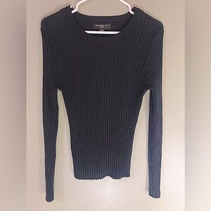 Philomena Petti Black Ribbed Long Sleeve Top Large
Classic layer